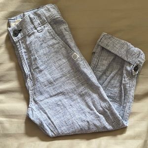 H&M boys blue linen pants